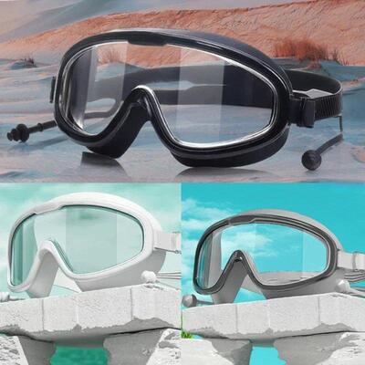 3-16 years old Large Frame Swimming Goggles  Kids High Quali