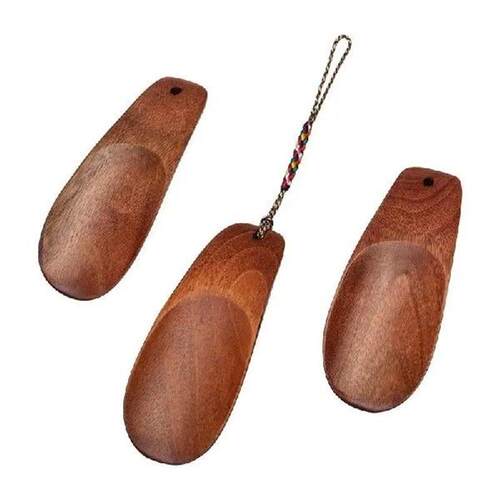 Solid Wood Shoehorn Mini Portable Small Shoehorn Fashion
