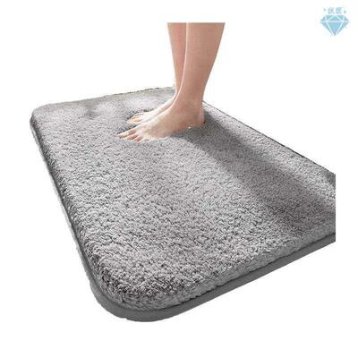 Bathroom Super Thick Fluff Fiber Bath Mat Shower Room Rugs M