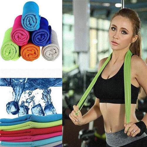 gym jogging enduring g instant ice pad cooling towel