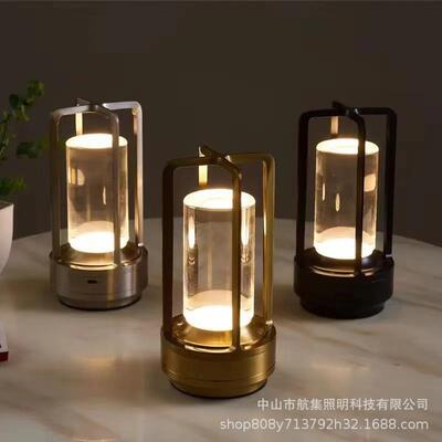 Rechargeable desk lamp, remote control bar table lamp