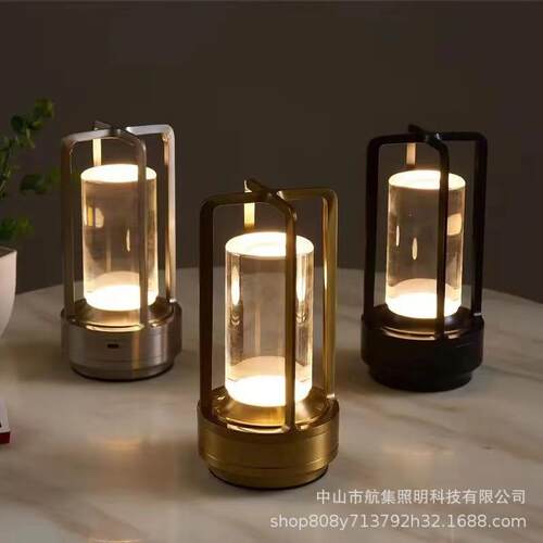 Rechargeable desk lamp, remote control bar table lamp