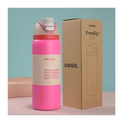 Owala Insulated Stainless Steel Water Bottle with Straw, BPA