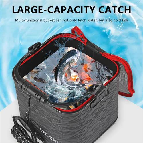 Eva Fishing Bucket Folding Portable Collapsible Multifunctio