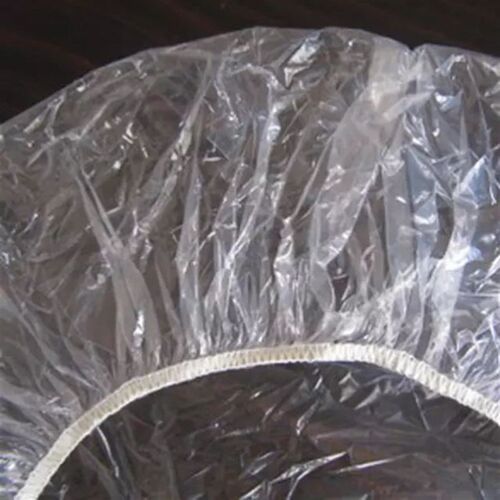 100pcs Disposable Shower Caps Hat Clear Bathing Shower Cap