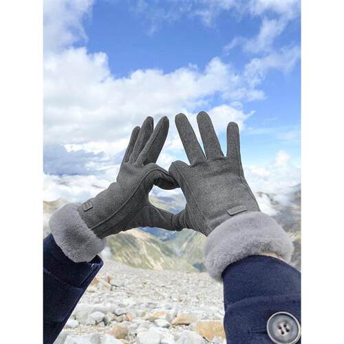 touch screen gloves women winter outdoor glove 手套女保暖冬