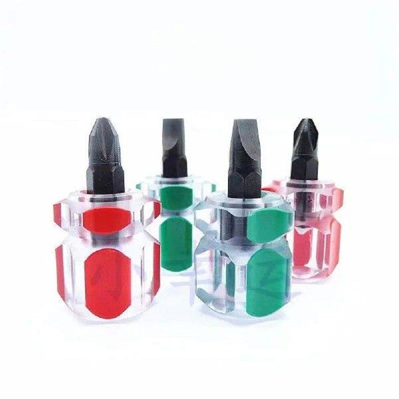 Screwdriver Kit Set Mini Small Portable Radish Head Screw - 实物图