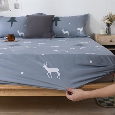 Bedsheet Fitted Sheet Elastic Band Bed Sheet弹力带子床单床笠