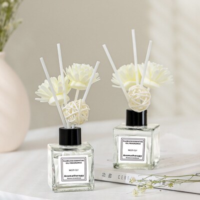 Scented Reed Diffuser Longlasting Jasmine Fragrance Air Fres