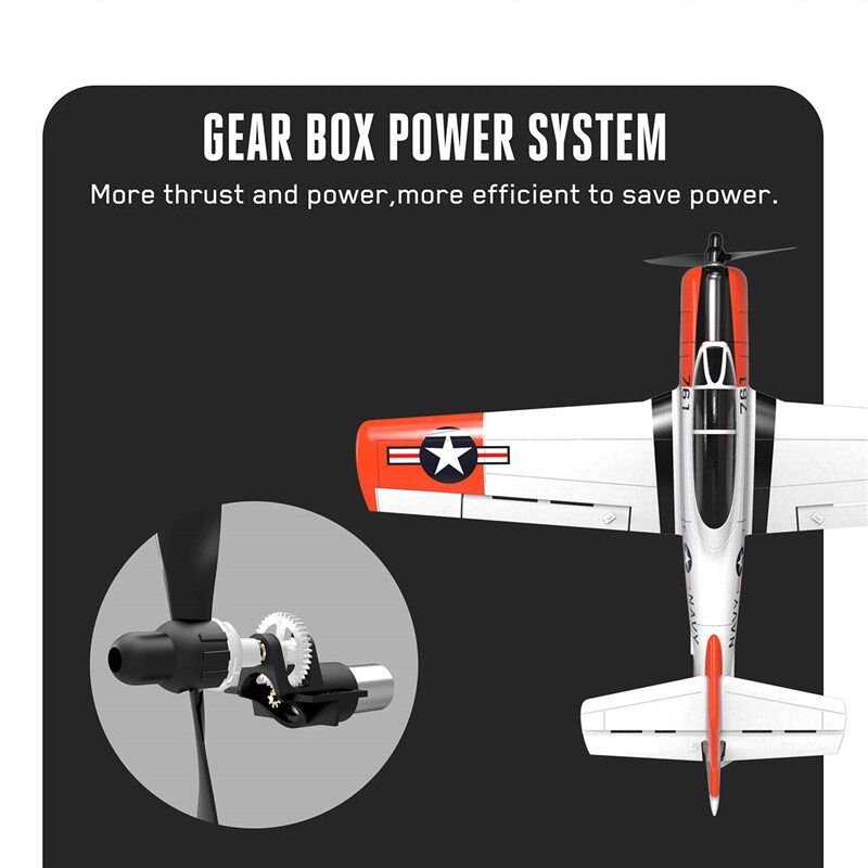 Volantex 761-9 2.4G 6-Axis Foam Aircraft T28 RC Airplane Gli - 实物图