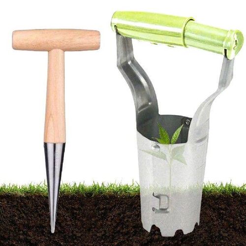 Flower Bulb Planter Tool Seedling Tube Planter with Hole