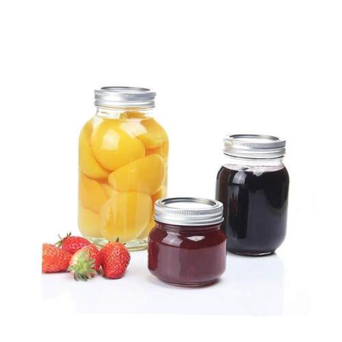 Screw Cap Mason Airtight Preserve Jars Glass Food Storage