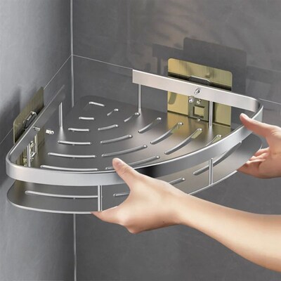 Aluminum Bathroom Shelves Corner Shower Shelf Wall Mount Sha