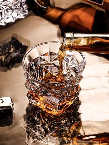 lead-free wine whiskey glass home beer glass cup set europea