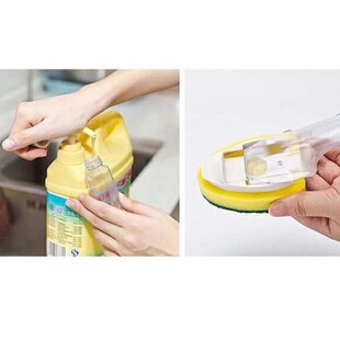 Dish Wand Soap Cleaning Brush Set Replacement Sponge Refill