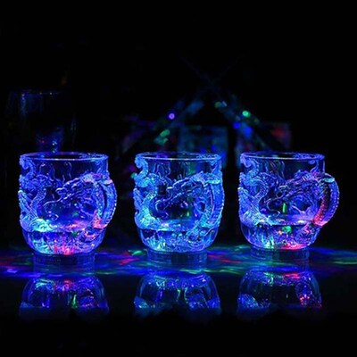 LED Flashing Color Change Water Activated Light Up Dragon Be