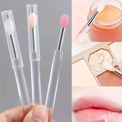 1/3/5PCS Portable Silicone Lip Brush With ver Soft Multifunc