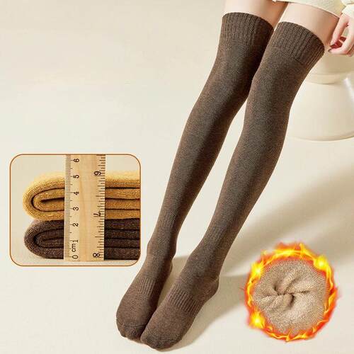 Winter Warm Long Socks Tube Thick High Tube Over Knee Knee-L
