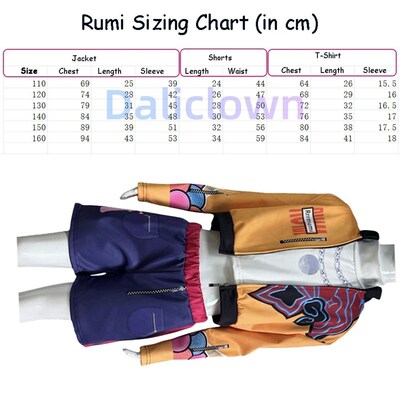 Huntrix KPop Demon Hunters Mira Zoey Rumi Cosplay Costume Ki