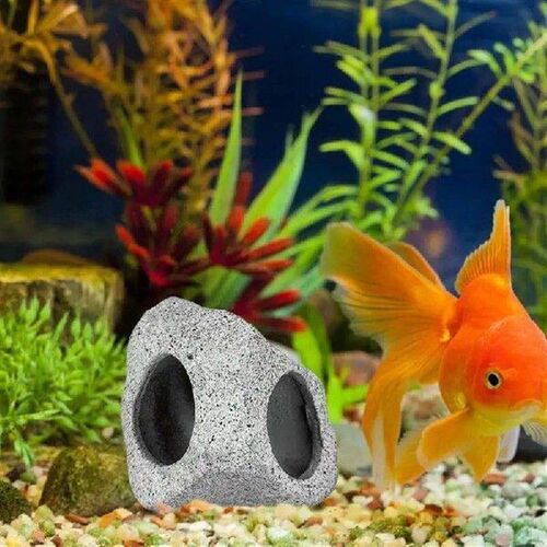 Fish Tank Hideout Aquarium Landscape Turtle Cave Rocks