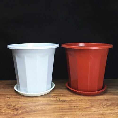 thread large-size horizontal grain plastic flower pot