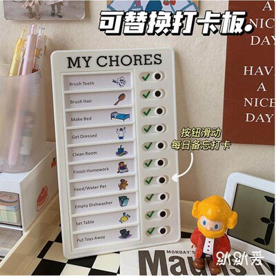Memo Plastic Board Daily Task Planning Board Blank RV CHELIS