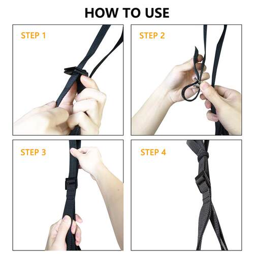 Adjustable AB Sling Straps for Pull Up Bar Pair Hanging Stra