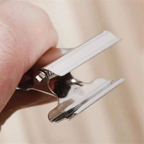10Pcs Metal Grip Clip Sealer Bag Clamp Paper Document