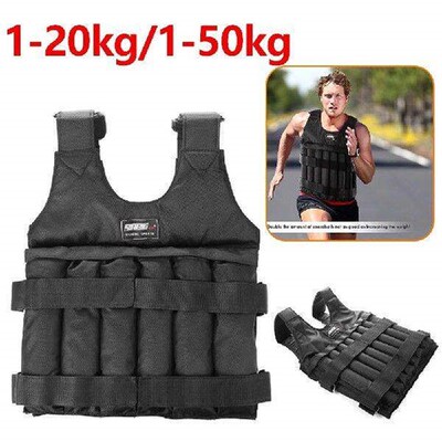 50kg Durable Loading Weighted Vest Adjustable Weight