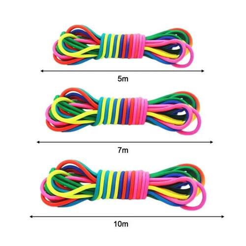 5-10m Jump Rope Rubber Band Motion Toy Kids Skipping Rope Ro