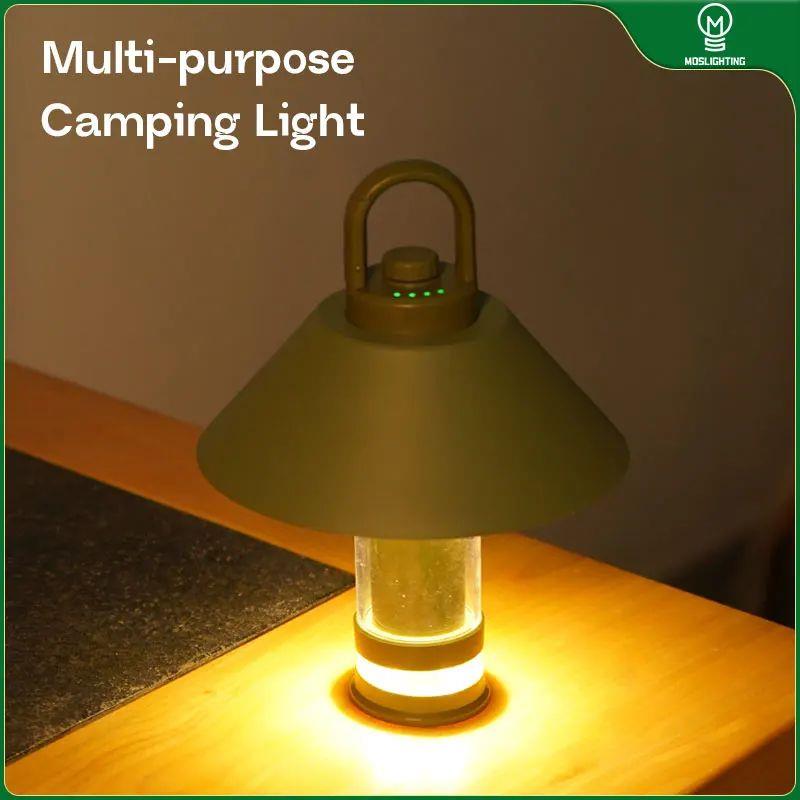 MOSLIGHTING 4500mAh Camping Lantern Rechargable Lamp 4 Light图片