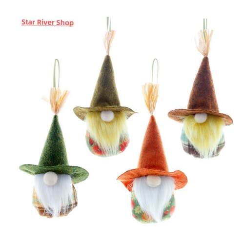 Harvest Festival Faceless Elderly Pendant Christmas Tree Dec