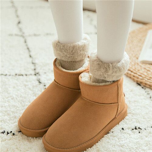 Fleece-lined Towel Thick Socks Womens Thick Warm Stockings