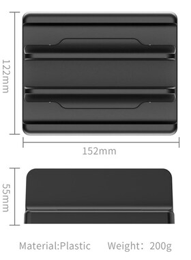 Vaydeer Plastic Vertical Laptop Stand Holder Adjustable Desk