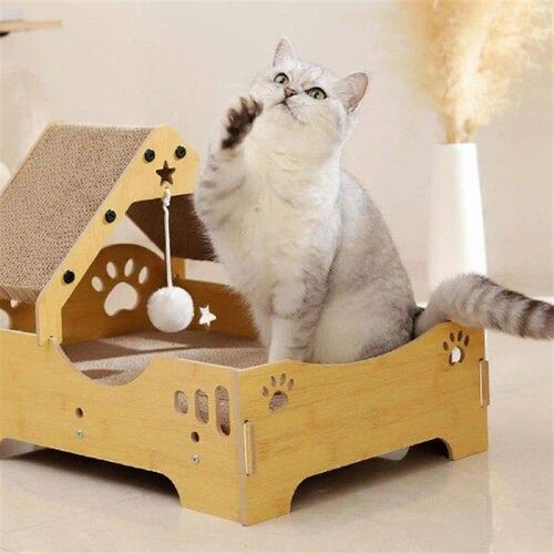 Cat Corrugated House Home Decoration Multipurpose for