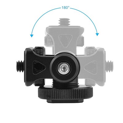 Monitor Mount Tilting Adjustablea Hot Cold Shoe Fill Light M