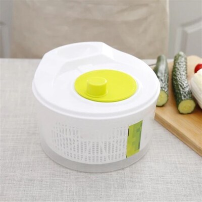 Salad Spinner Lettuce Greens Washer Dryer Drain Crisper Stra