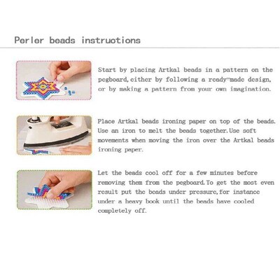 5000pcs/bag/60g 2.6mm Hama Beads Kids Fun Craft DIY Handmaki