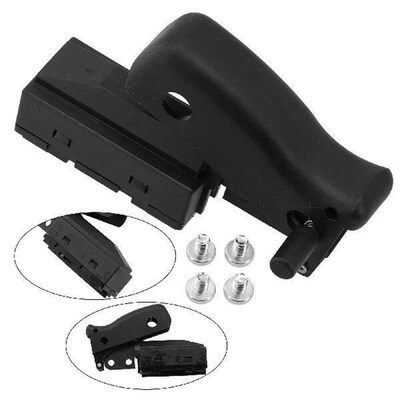 Switch Drill Trigger Switch 125Vdc 15A Angle Black For