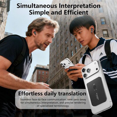 A18 Mini AI Translator Offline Simultaneous Interpretation E