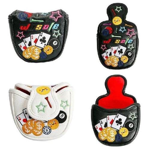 Golf Club Head Covers Putter Headcover Mallet Putter Cover