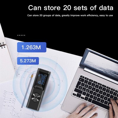 80m Handheld Mini LCD Digital Laser Distance Meter Measure R