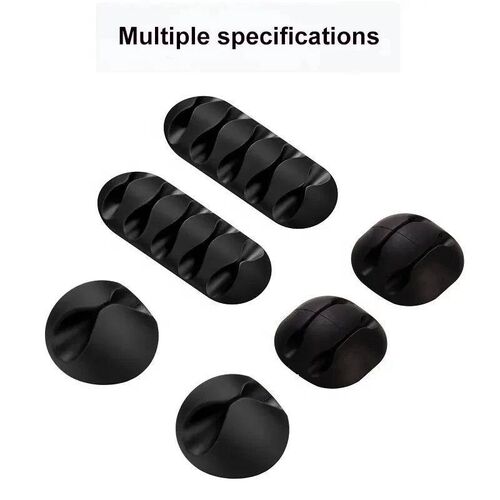 Cable Holder Clips Cable Cord Wire Organizer Silicone USB Ca