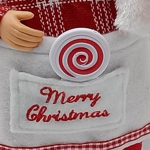 12 inch Christmas Standing Chef Santa Claus Merry Christmas