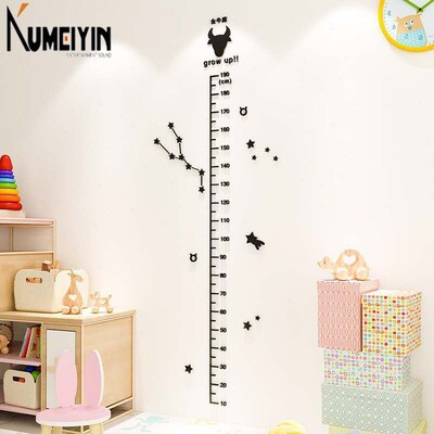 3d wall decal stickers childrens room height measurement