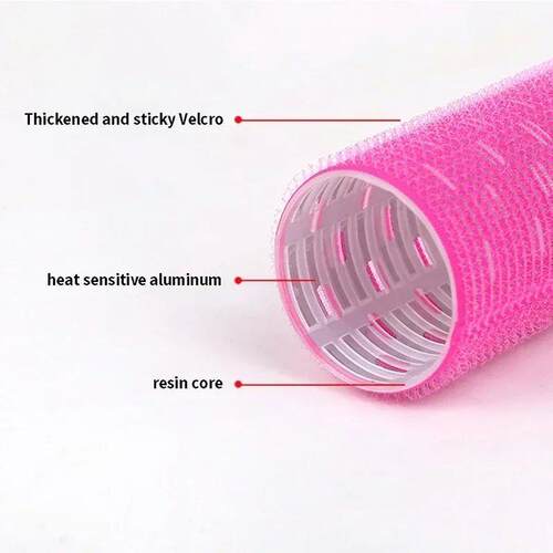 3 Styles Self-Adhesive Hair Rollers Hairdressing for Home Us