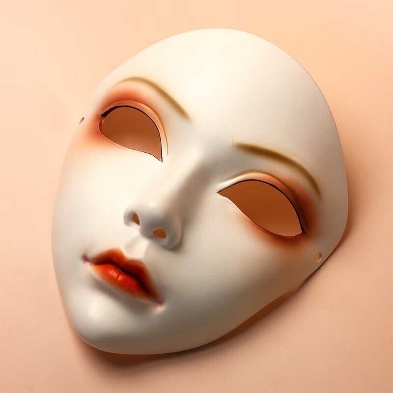 魂作物古风面具全脸白色手绘美女舞会汉服国风面罩道具万物有灵,节庆用品/礼品,面具,淘宝优惠券,粉丝福利购,淘宝优惠卷