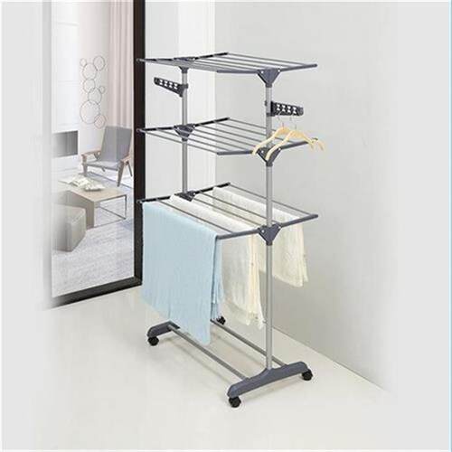 clothes drying rack folding laundry garment dryer hanger新款
