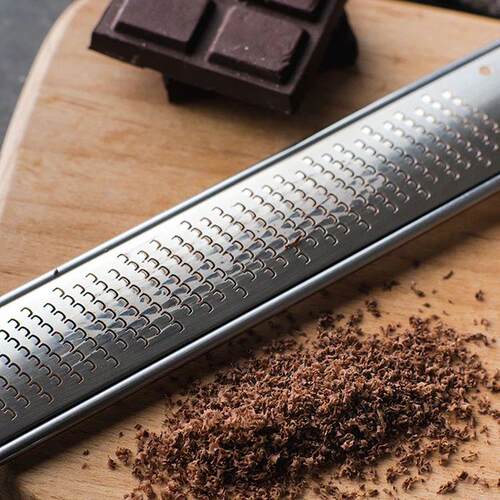 Premium Lemon Zester Cheese Grater with Perfectly Angled Tee