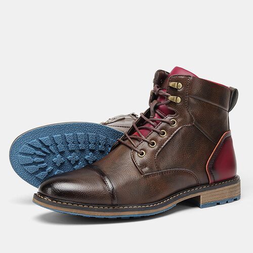 Big Size Boots Men Fashion Comfortable Winter Leather Boots
